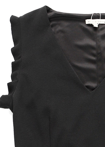 Черное кэжуал платье клеш MINT&BERRY однотонное