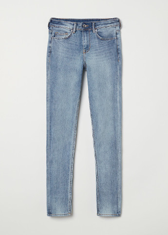 Серебряные демисезонные джинсы H&M