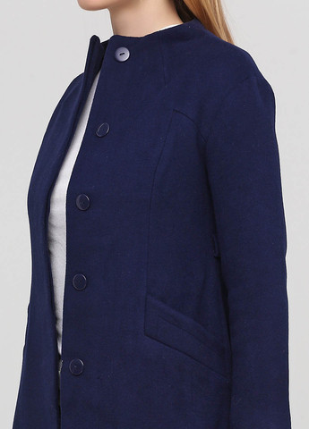 Темно-синє демісезонне Пальто однобортне Vero Moda