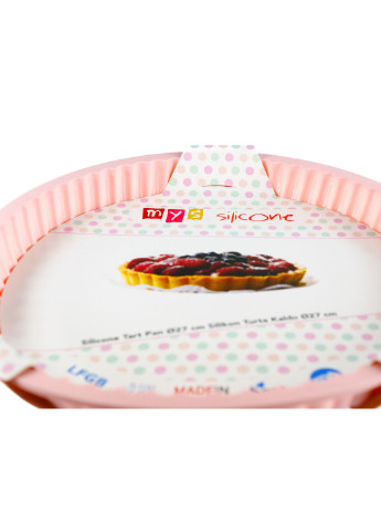 Форма силиконовая для выпечки пиццы, 28х28х3.5см розовая (MYS-41205) MysSilicone (216708591)