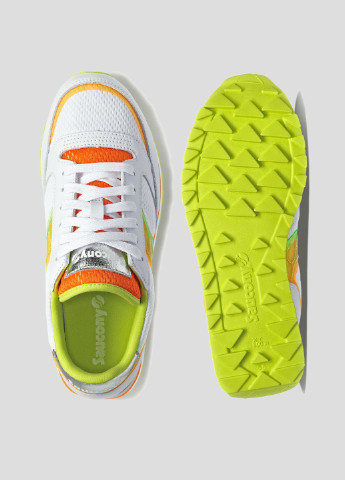 Белые кроссовки Jazz Triple Saucony белые всесезоны (255171937)