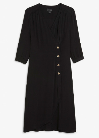 Чорна вечірня сукня Monki однотонна