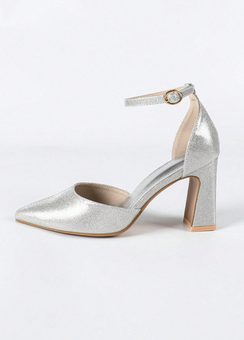 SHEIN Туфлі срібний з текстиль, китай — демісезон (367802504)