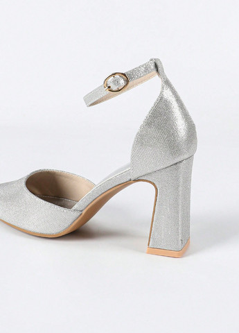 SHEIN Туфлі срібний з текстиль, китай — демісезон (367802504)