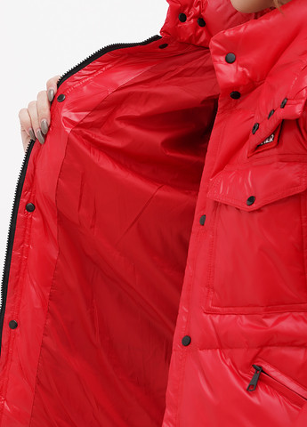 Красная демисезонная куртка No Brand