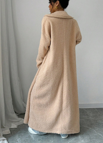 Бежевое демисезонное Пальто оверсайз SHEIN