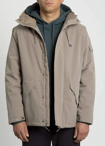 Оливковая (хаки) демисезонная куртка Volcom