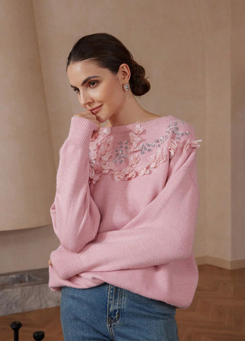 Розовый демисезонный джемпер джемпер SHEIN