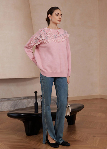 Розовый демисезонный джемпер джемпер SHEIN