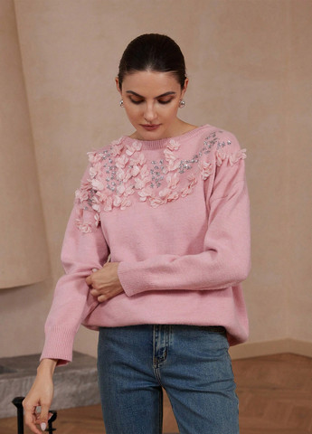 Розовый демисезонный джемпер джемпер SHEIN