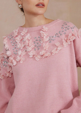 Розовый демисезонный джемпер джемпер SHEIN