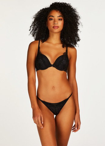 Чёрный бюстгальтер Hunkemoller с косточками полиамид