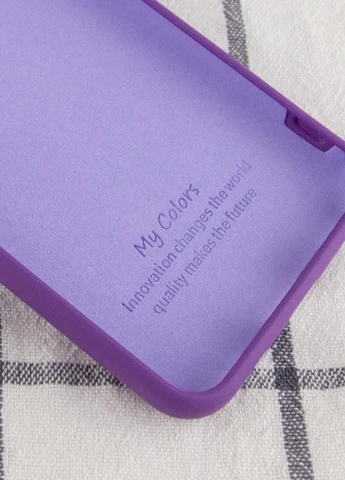 Чехол Silicone Cover My Color Full Protective (A) для Xiaomi Mi 10T Lite / Redmi Note 9 Pro 5G Фиолетовый / Purple Epik (237834833)