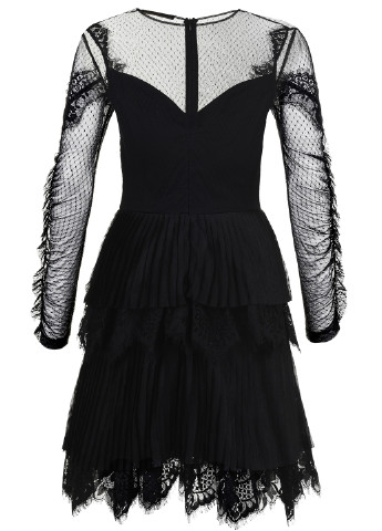 Чорна коктейльна плаття, сукня кльош LOVE REPUBLIC