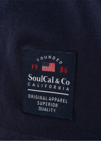 Темно-синя футболка Soulcal & Co