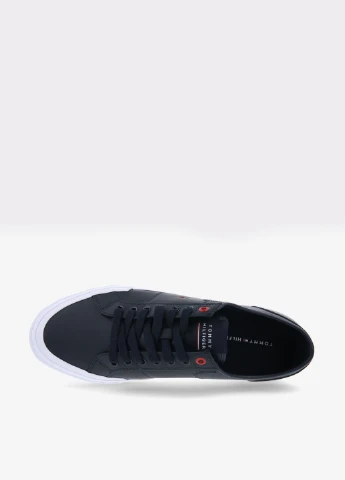 Чорні кеди Tommy Hilfiger CORE CORPORATE VULC LEATHER