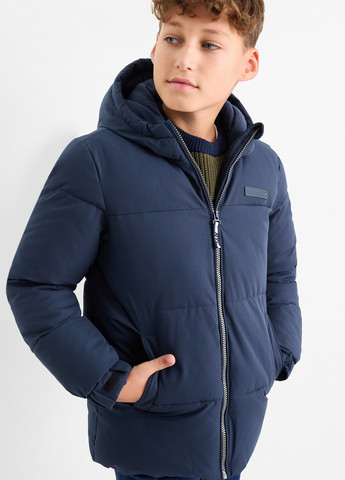 Темно-синя демісезонна куртка C&A