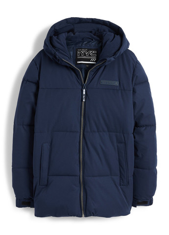 Темно-синя демісезонна куртка C&A