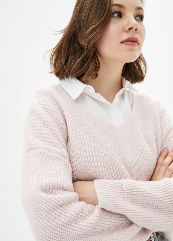 Світло-рожевий демісезонний пуловер пуловер Sewel