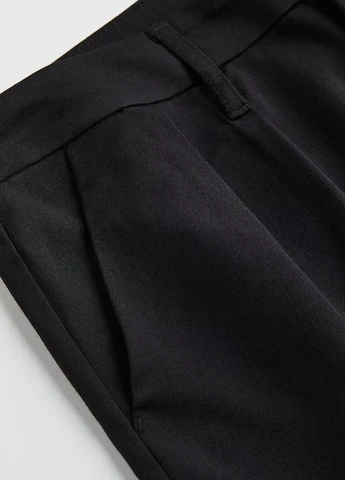 Черная кэжуал однотонная юбка H&M