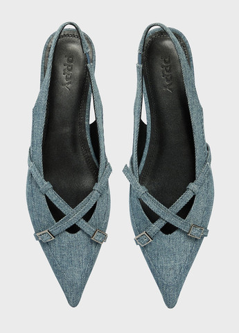 PRPY Туфли слингбеки темно-голубой з текстиль, китай — лето (334684240)