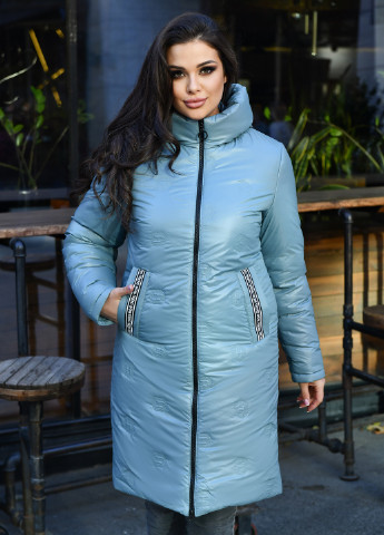 Блакитна зимня куртка Miledi