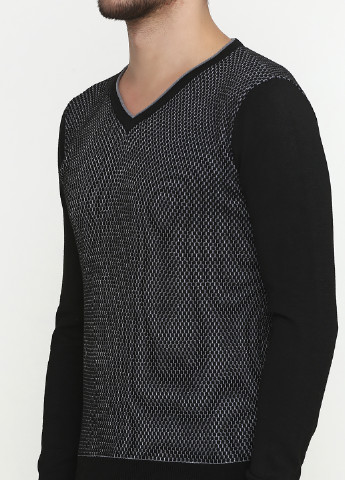 Черный демисезонный пуловер пуловер Zuiki