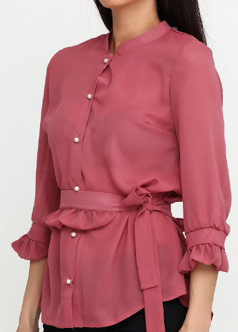 Темно-розовая демисезонная блуза LARIC