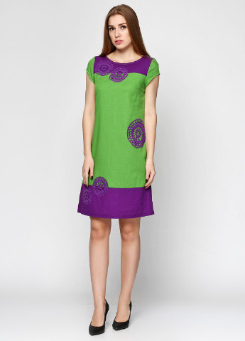 Зелена кежуал сукня Ruta-S з малюнком