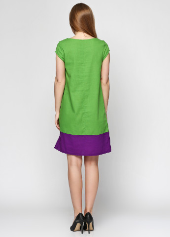 Зеленое кэжуал платье Ruta-S с рисунком