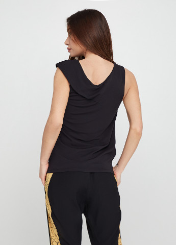 Черная летняя блуза Emporio Armani