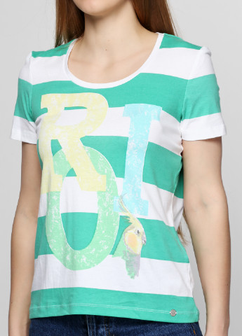 Зеленая летняя футболка Olsen