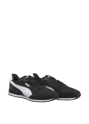 Чорно-білі кросівки 38464001 демісезон Puma St Runner V3 Mesh