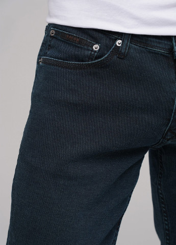 Темно-синие демисезонные зауженные джинсы Trend Collection