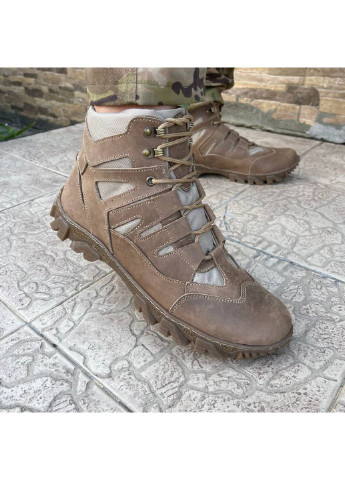Коричневые осенние ботинки военные тактические всу (зсу) 7525 40 р 26 см коричневые KNF
