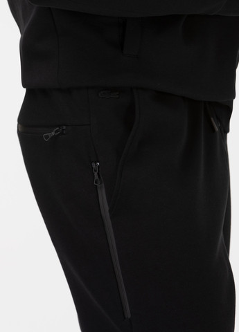 Черные кэжуал, спортивные демисезонные джоггеры брюки Lacoste