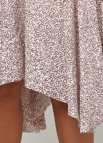 Светло-бежевая кэжуал юбка H&M клешированная