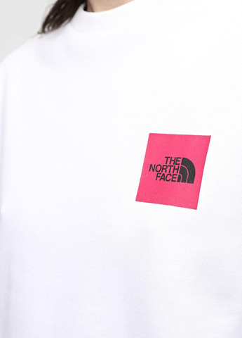 Белый свитшот The North Face надпись без декора (363485265)