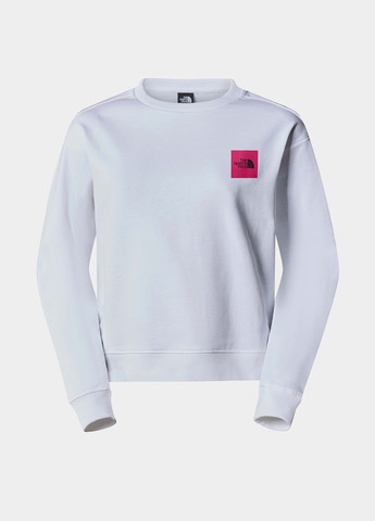 Белый свитшот The North Face надпись без декора (363485265)