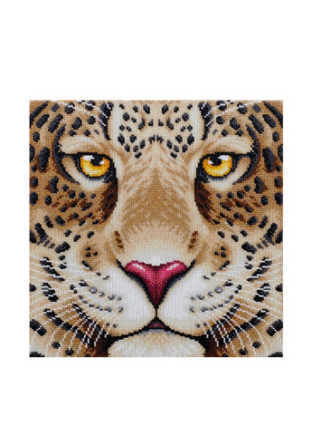 Схема для вышивки бисером Леопард, 40х40 см ВДВ (292304415)