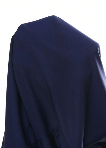 Комбинезон SHEIN комбинезон-брюки рисунок тёмно-синий кэжуал, пляжный полиэстер