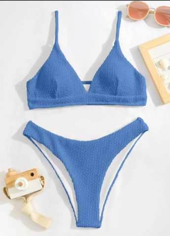 Блакитний літній ніжний жіночий купальник No Brand
