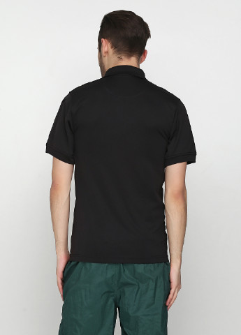 Черная футболка-поло для мужчин ELBECO однотонная