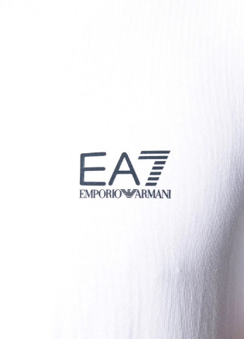 Біла футболка EA7