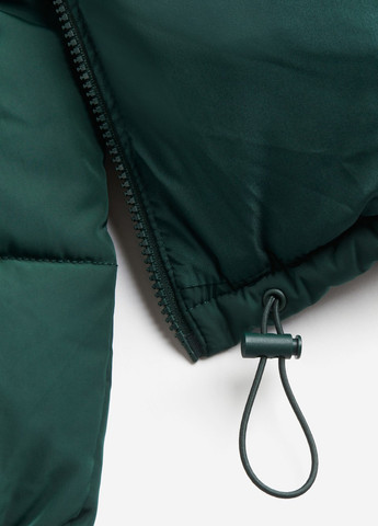 Темно-зелена зимня куртка H&M