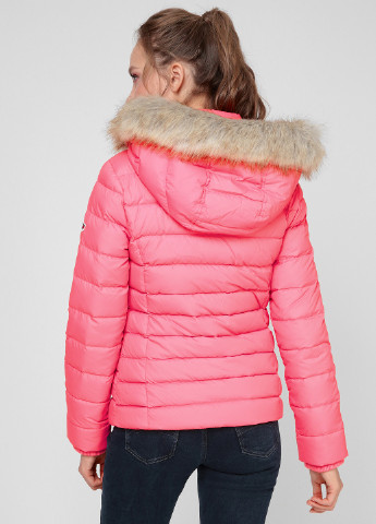 Розовая зимняя куртка Tommy Hilfiger