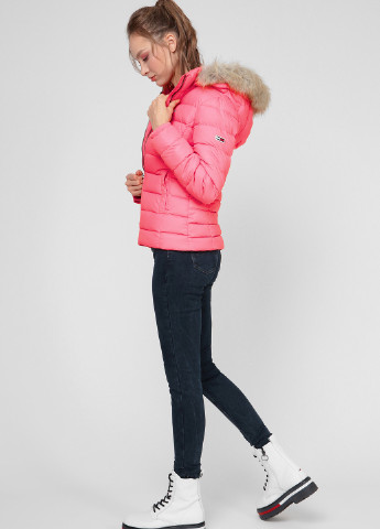 Розовая зимняя куртка Tommy Hilfiger