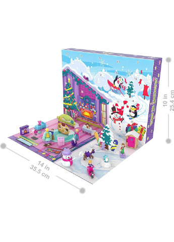 Ігровий набір Полі Покет Polly Pocket Advent Calendar Адвент календар (GYW07) Mattel (255665519)