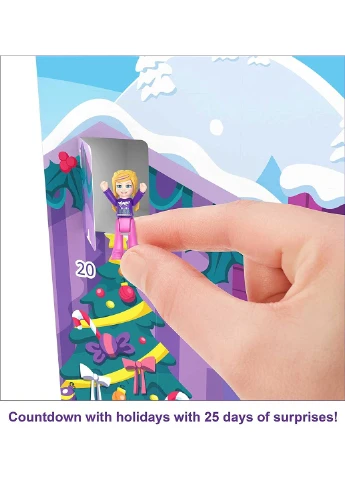 Ігровий набір Полі Покет Polly Pocket Advent Calendar Адвент календар (GYW07) Mattel (255665519)