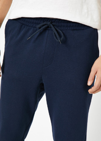 Синие спортивные демисезонные зауженные брюки KOTON